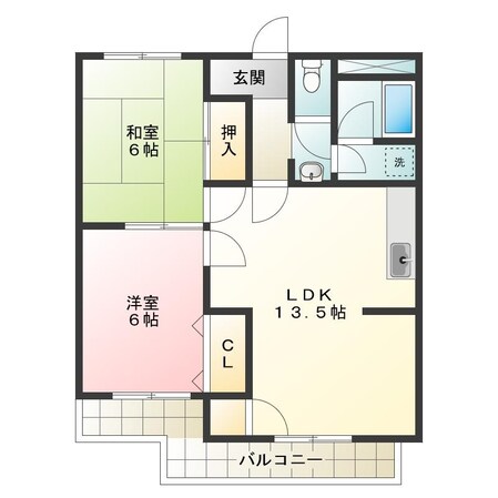 二軒屋駅 徒歩47分 1階の物件間取画像